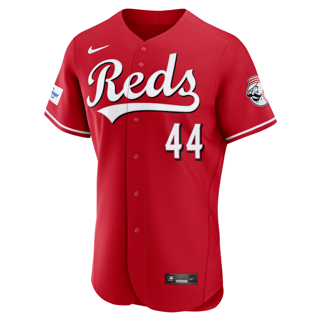 Elly De La Cruz Cincinnati Reds Nike Alternate Authentic Sponsor Patch Jersey - Red | MLB Fan Gear