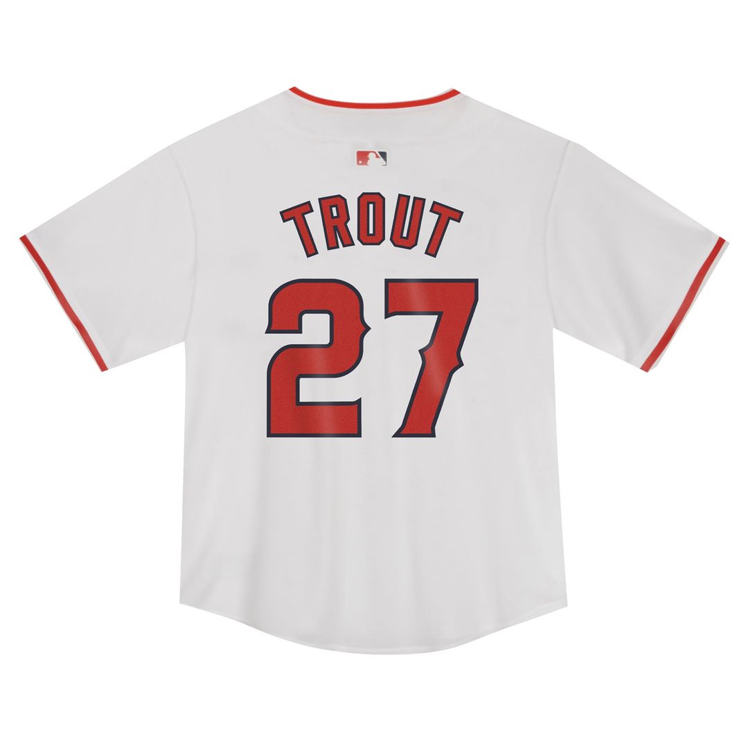 Mike Trout Los Angeles Angels Nike Toddler Game Jersey - White | MLB Fan Gear
