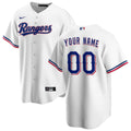 Texas Rangers Nike Home Replica Custom Jersey - White | MLB Fan Gear