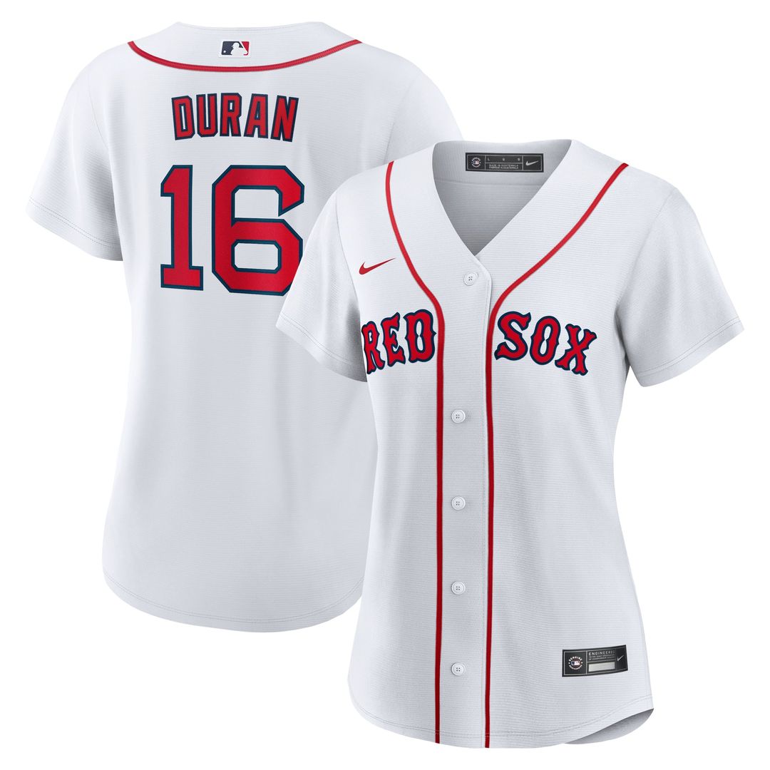 Jarren Duran Boston Red Sox Nike Women's Replica Player Jersey - White | MLB Fan Gear