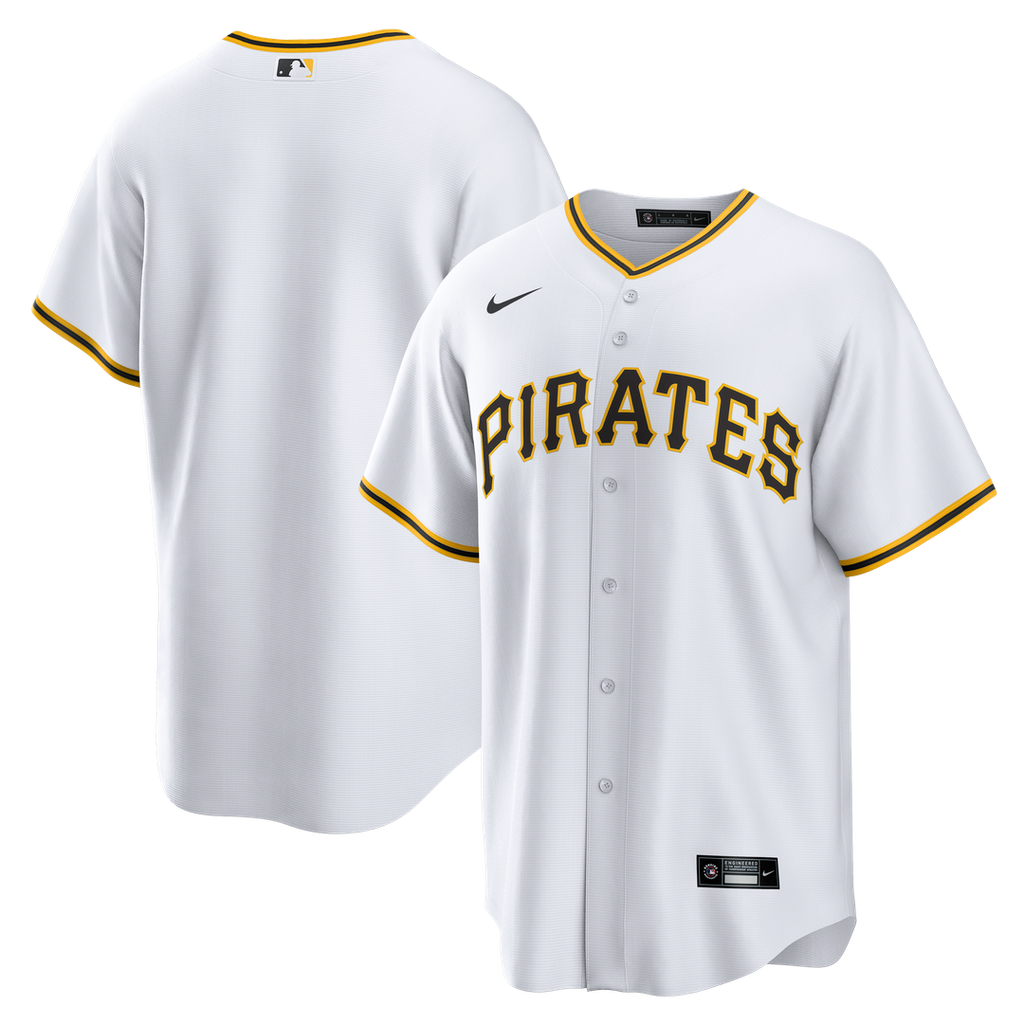 Pittsburgh Pirates Nike Home Big & Tall Replica Jersey - White | MLB Fan Gear