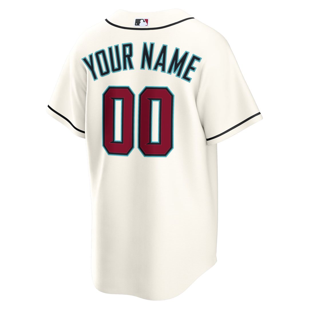 Arizona Diamondbacks Nike Home Custom Replica Jersey - Cream | MLB Fan Gear