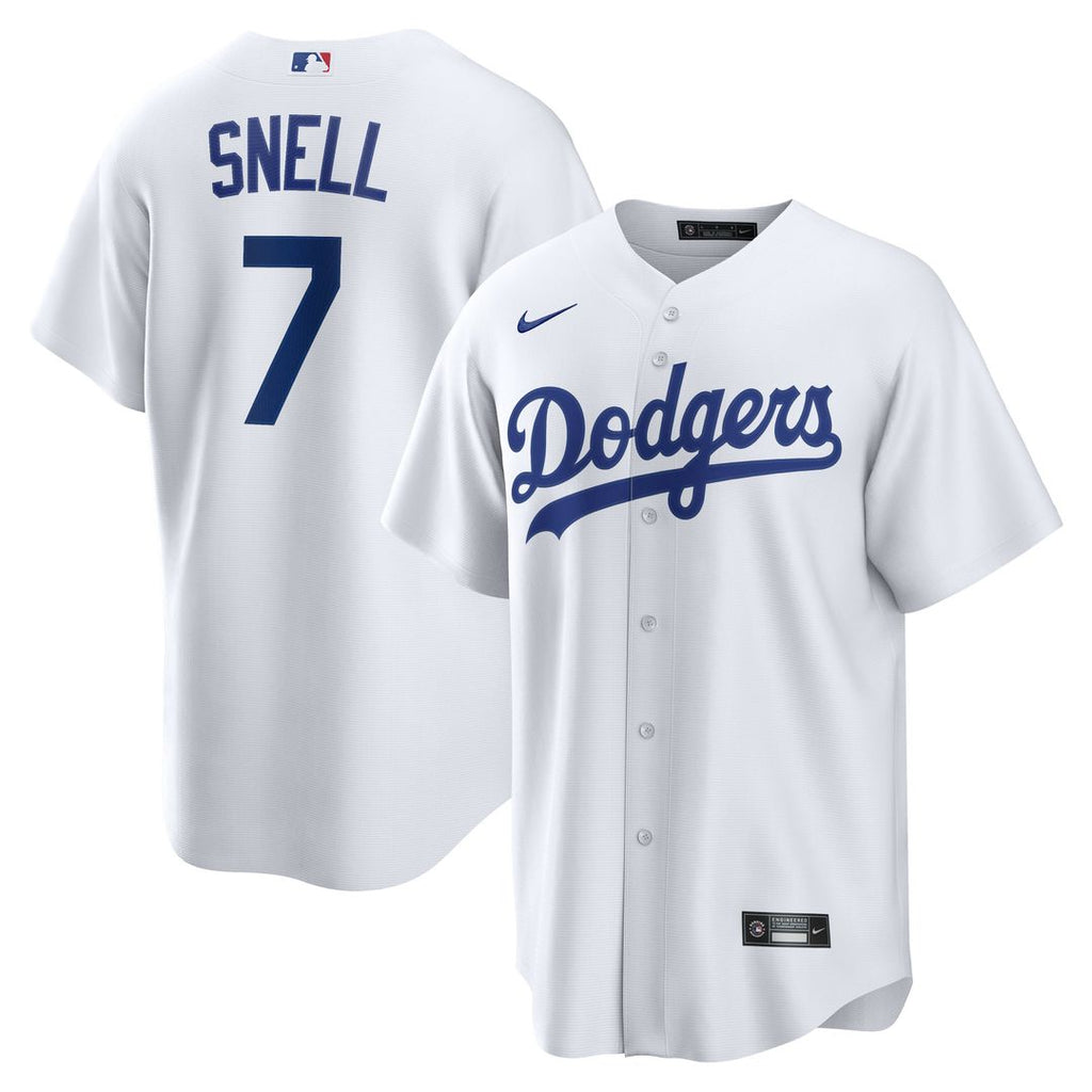 Blake Snell Los Angeles Dodgers Nike Home Replica Jersey - White | MLB Fan Gear