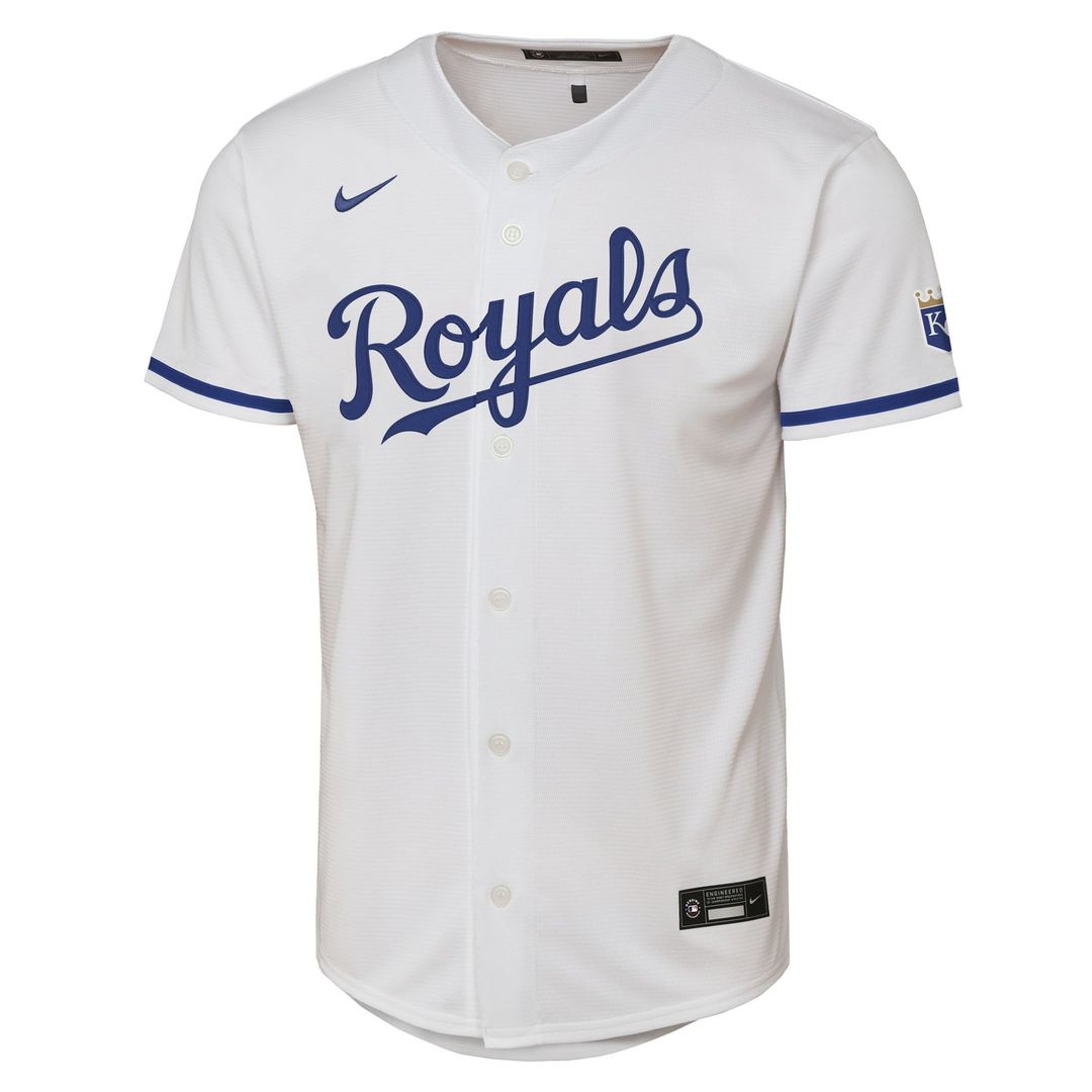 Kansas City Royals Nike Youth Home Stadium Jersey - White | MLB Fan Gear
