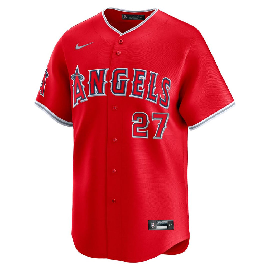 Mike Trout Los Angeles Angels Nike Home Limited Player Jersey - White | MLB Fan Gear