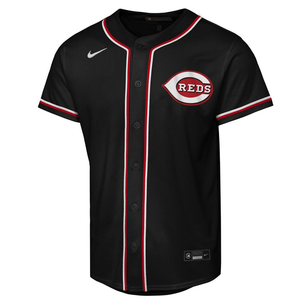 Elly De La Cruz Cincinnati Reds Nike Youth Fashion Replica Player Jersey - Black | MLB Fan Gear