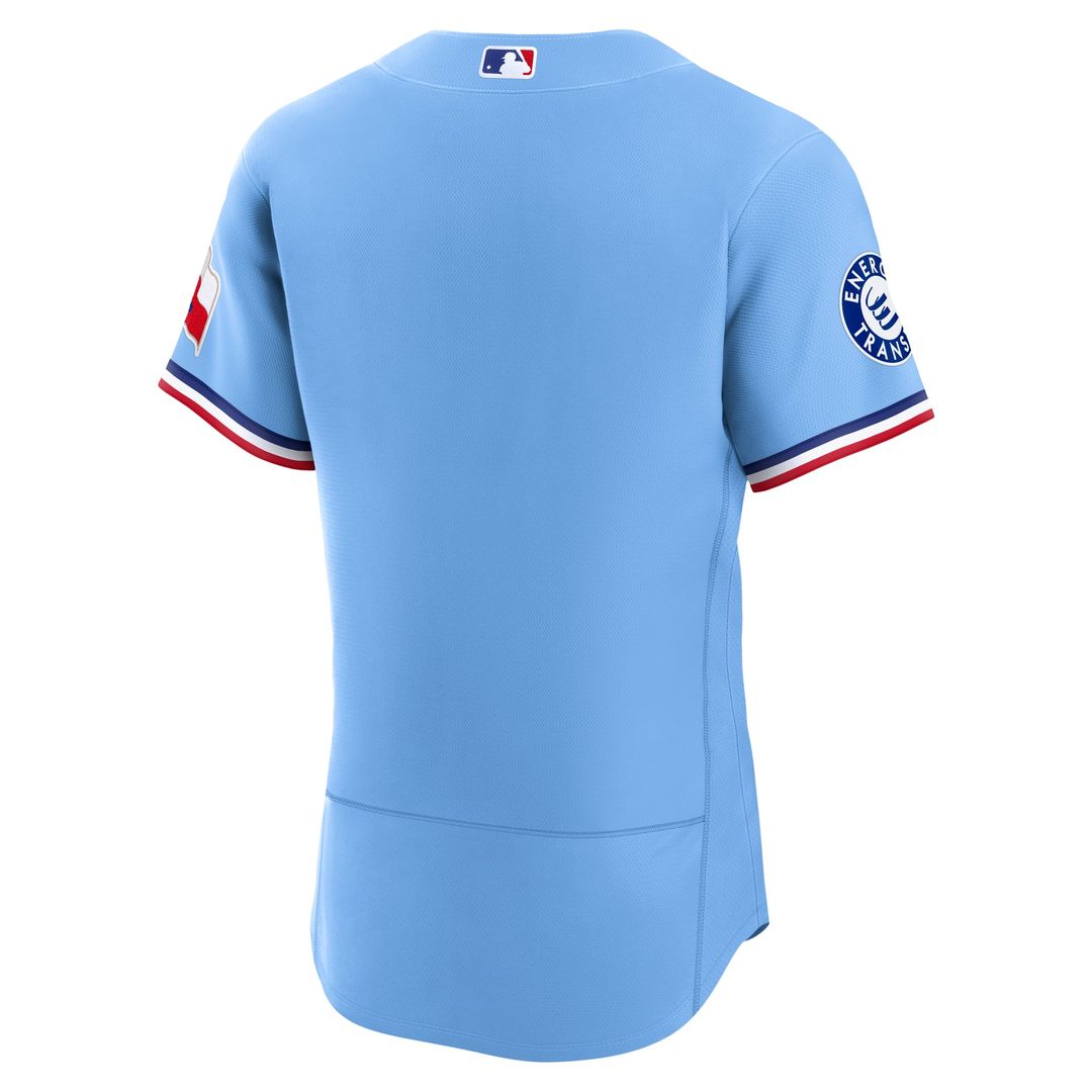 Texas Rangers Nike Home Sponsor Patch Authentic Jersey - White | MLB Fan Gear