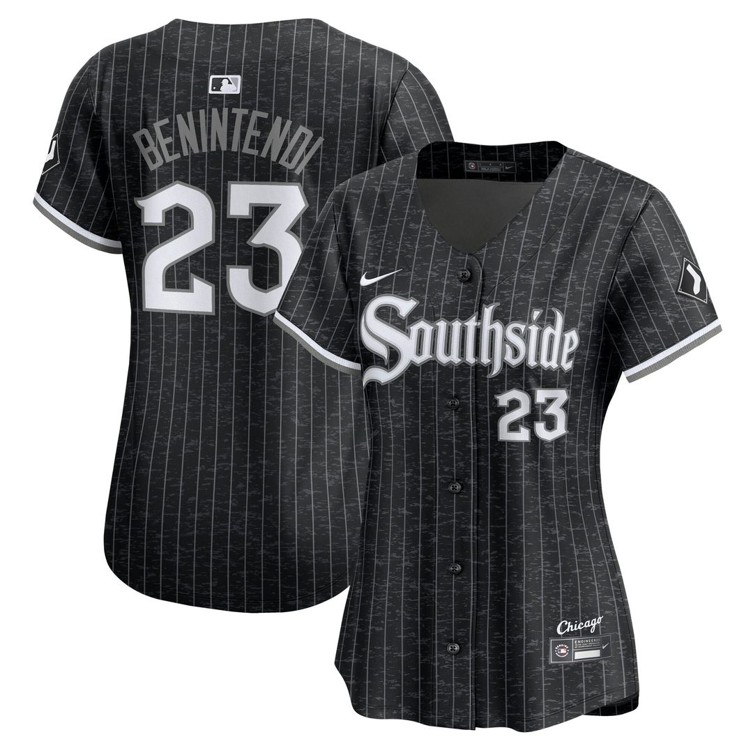 Andrew Benintendi Chicago White Sox Nike Women's 2025 City Connect Limited Player Jersey - Red/ Black | MLB Fan Gear