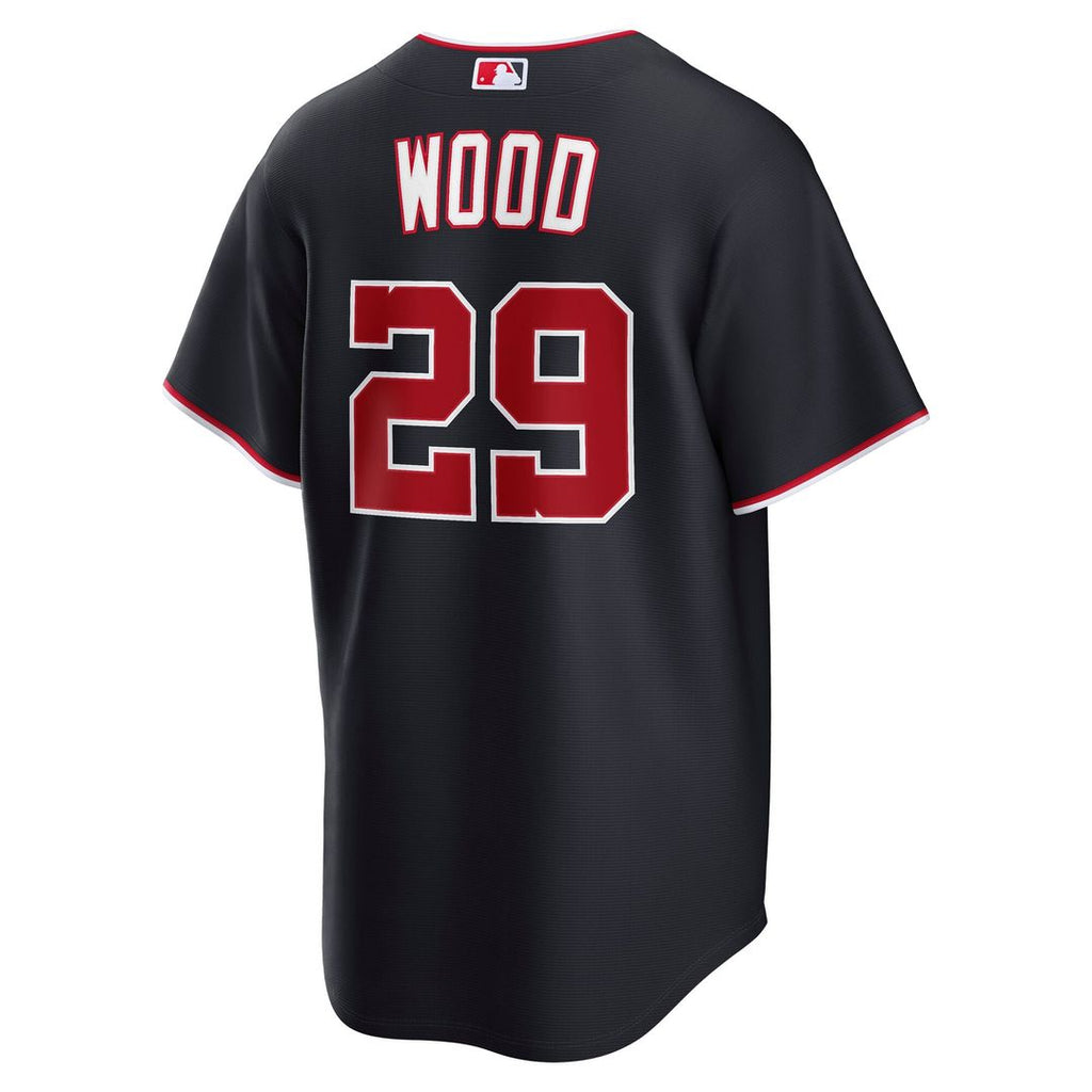 James Wood Washington Nationals Nike Road Replica Jersey - Gray | MLB Fan Gear
