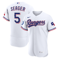 Corey Seager Texas Rangers Nike Home Authentic Sponsor Patch Jersey - White | MLB Fan Gear