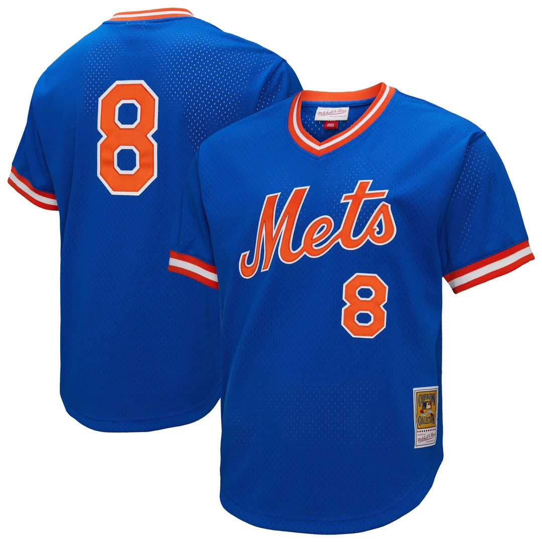 Gary Carter New York Mets Mitchell & Ness Big & Tall Cooperstown Collection Mesh Batting Practice Jersey - Royal | MLB Fan Gear