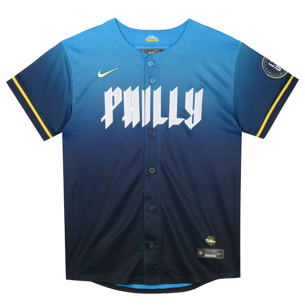 Philadelphia Phillies Nike Preschool City Connect Jersey - Blue | MLB Fan Gear