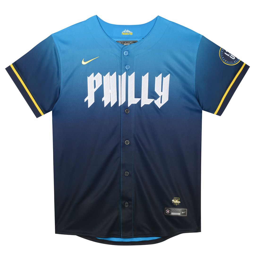 Philadelphia Phillies Nike Preschool City Connect Jersey - Blue | MLB Fan Gear