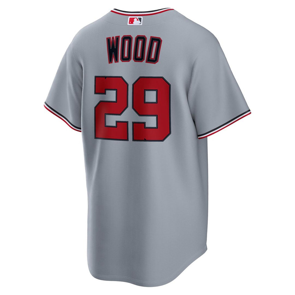 James Wood Washington Nationals Nike Road Replica Jersey - Gray | MLB Fan Gear