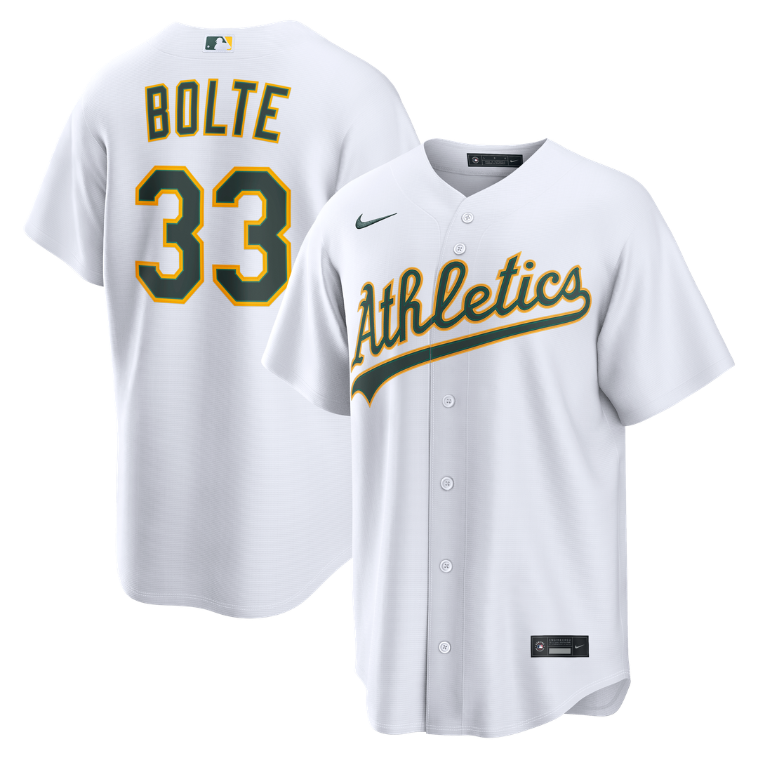 Henry Bolte Athletics Nike Home Replica Jersey - White | MLB Fan Gear