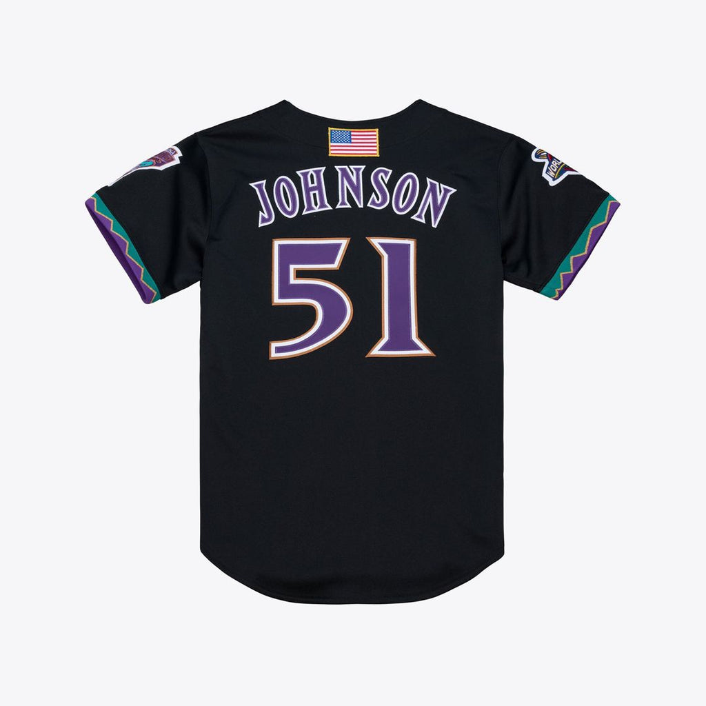 Randy Johnson Arizona Diamondbacks Mitchell & Ness 2001 Authentic Jersey - Black | MLB Fan Gear