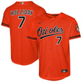 Jackson Holliday Baltimore Orioles Nike Youth Alternate 2 Stadium Player Jersey - Orange | MLB Fan Gear