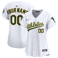 Athletics Nike Women's Home Limited Custom Jersey - White | MLB Fan Gear