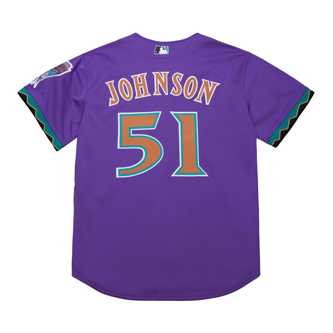 Randy Johnson Arizona Diamondbacks Mitchell & Ness 2001 Authentic Jersey - Black | MLB Fan Gear