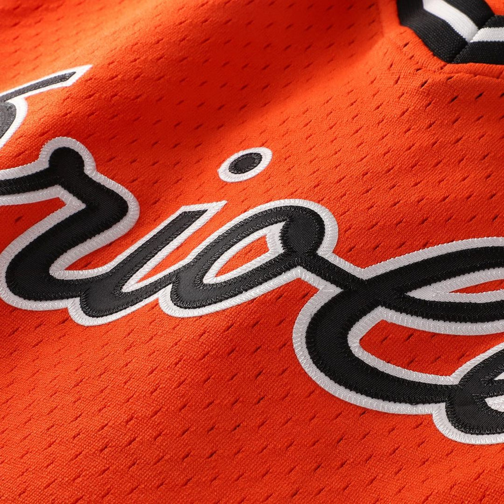 Cal Ripken Jr. Baltimore Orioles Mitchell & Ness Authentic Batting Practice Jersey - Orange | MLB Fan Gear