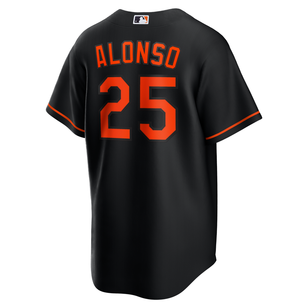 Pete Alonso Baltimore Orioles Nike Alternate Replica Jersey - Black | MLB Fan Gear