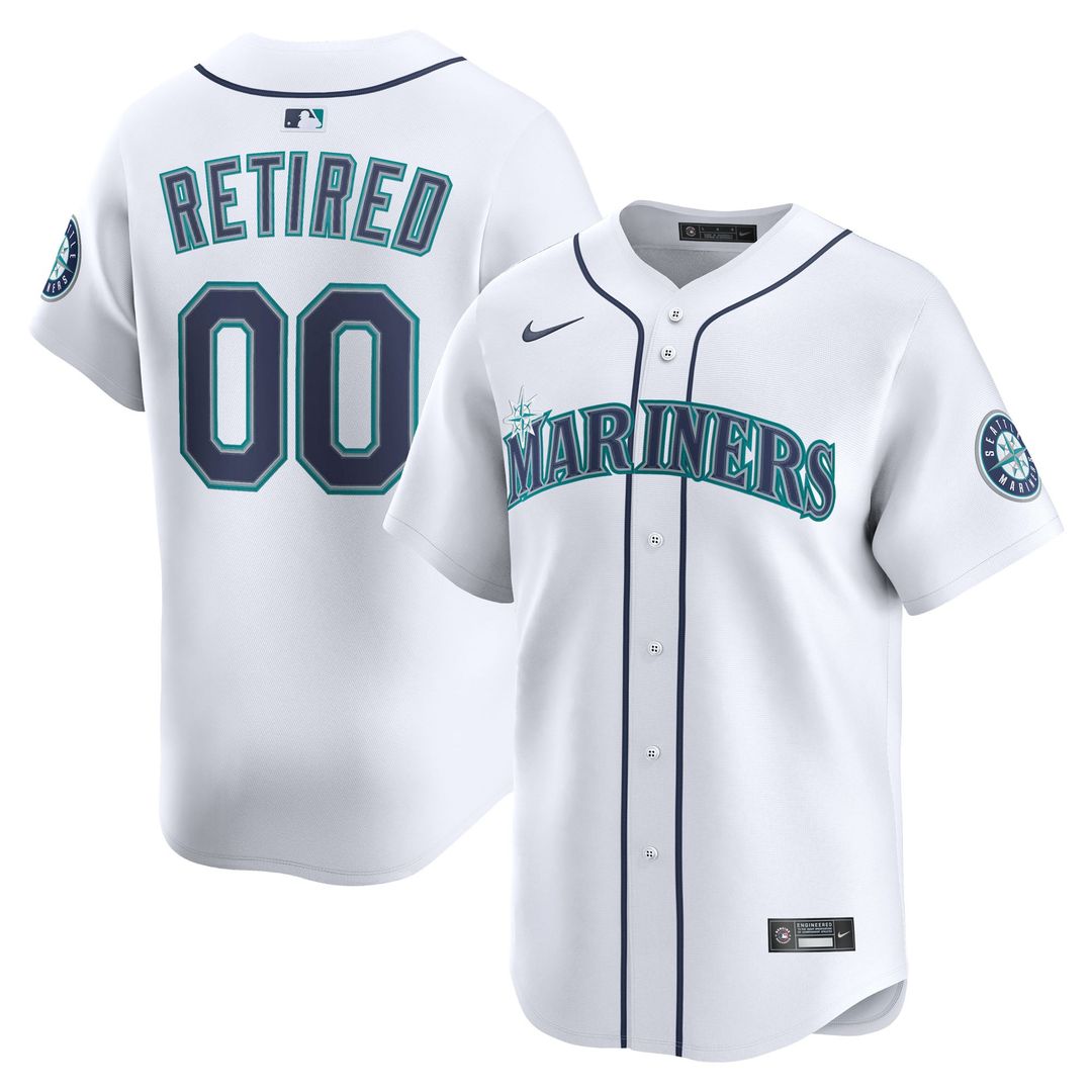 Seattle Mariners Nike Home Limited Pick-A-Player Retired Roster Jersey - White | MLB Fan Gear