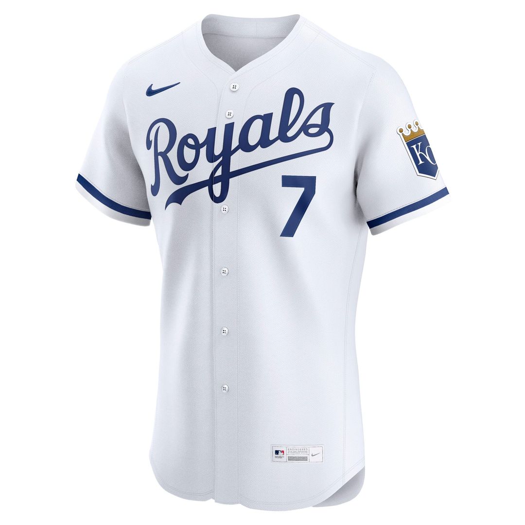 Bobby Witt Jr. Kansas City Royals Nike Home ElitePlayer Jersey - White | MLB Fan Gear