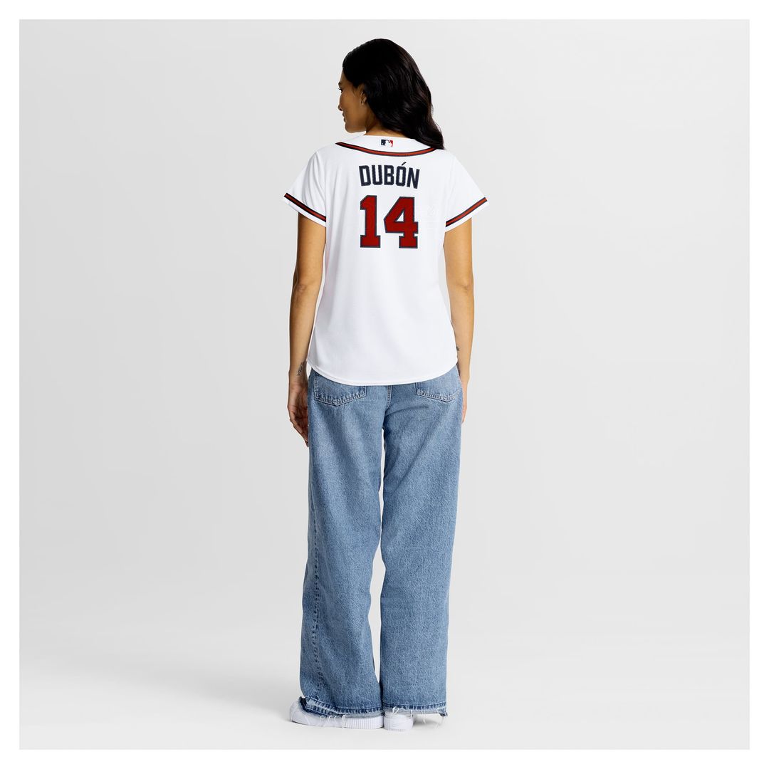 Mauricio Dubón Atlanta Braves Nike Women's Home Replica Jersey - White | MLB Fan Gear