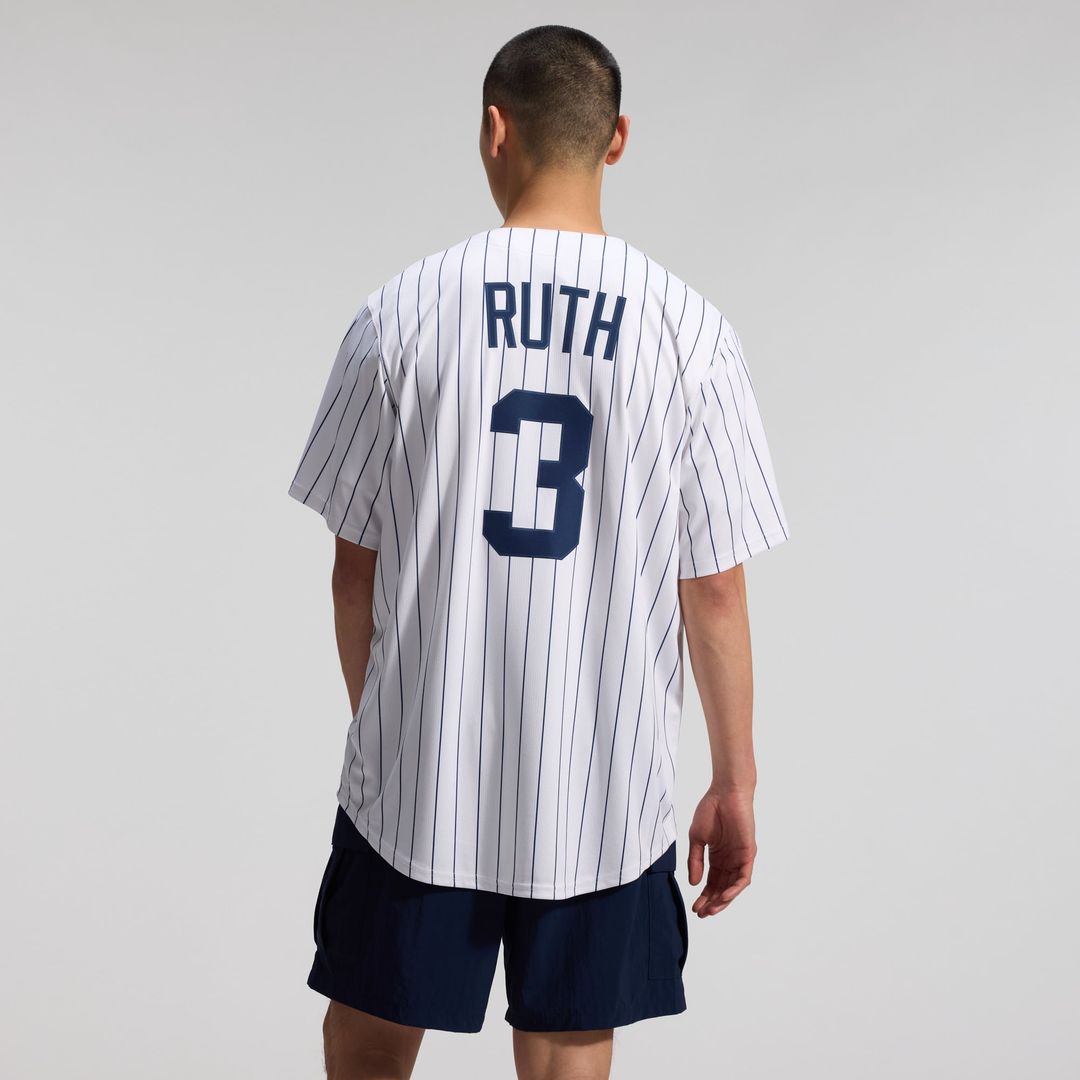 Babe Ruth New York Yankees Nike Throwback Cooperstown Collection Limited Jersey - White | MLB Fan Gear