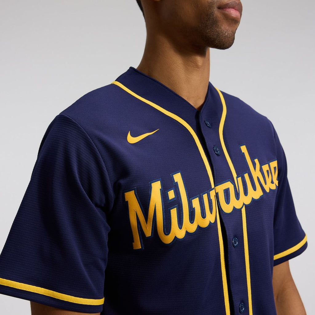 Milwaukee Brewers Nike Home Replica Team Jersey - Cream | MLB Fan Gear