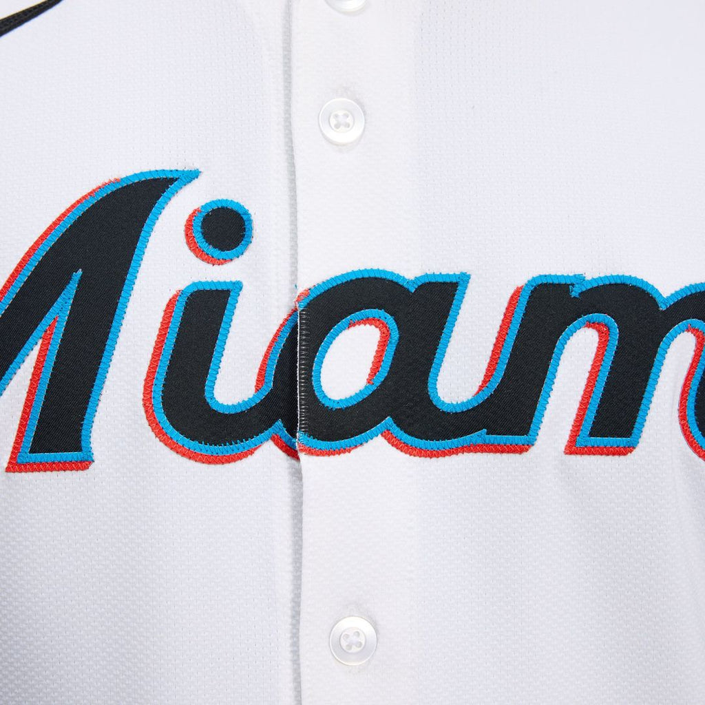 Miami Marlins Nike Home Elite Jersey - White | MLB Fan Gear