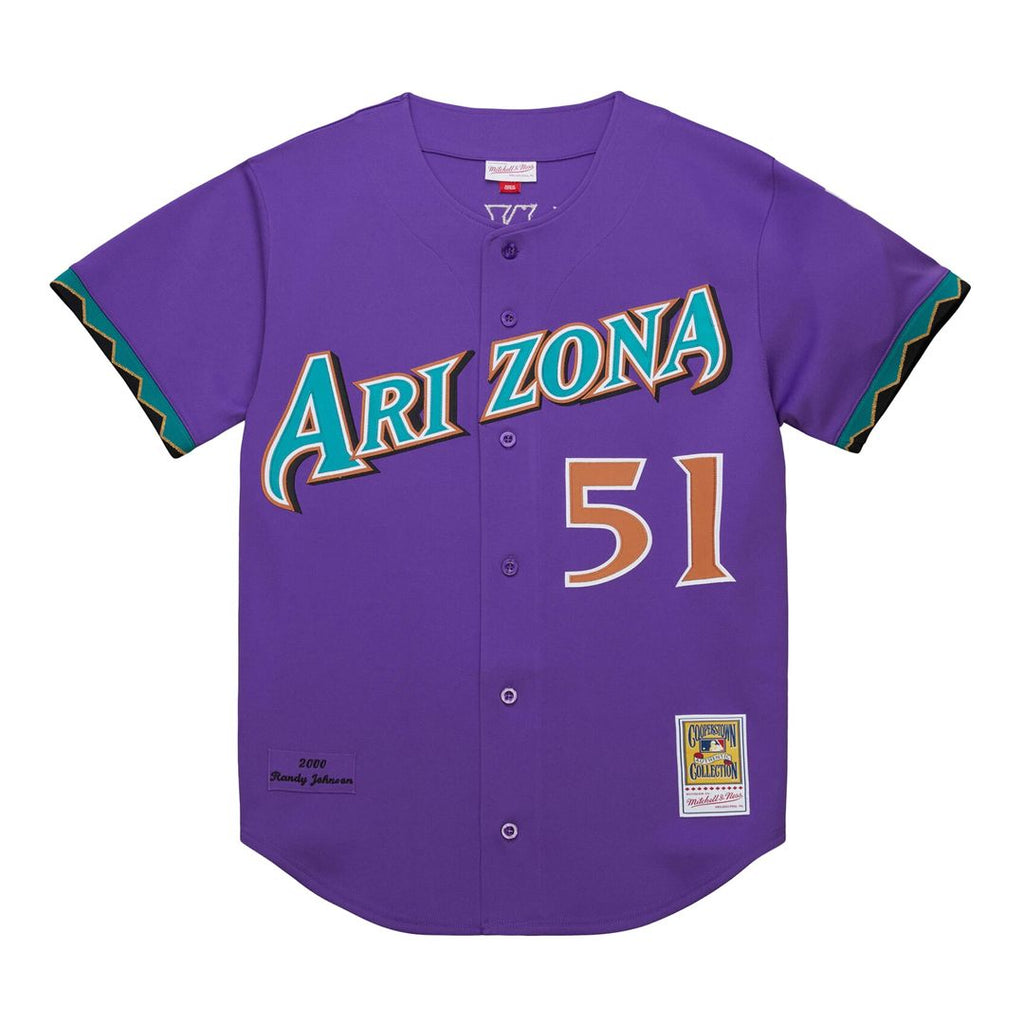 Randy Johnson Arizona Diamondbacks Mitchell & Ness 2001 Authentic Jersey - Black | MLB Fan Gear