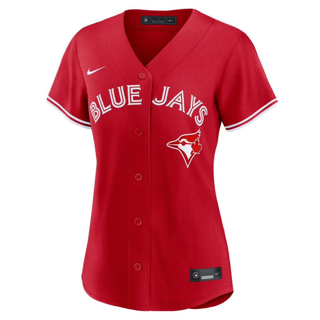 Toronto Blue Jays Nike Women's Alternate Replica Jersey - Red | MLB Fan Gear
