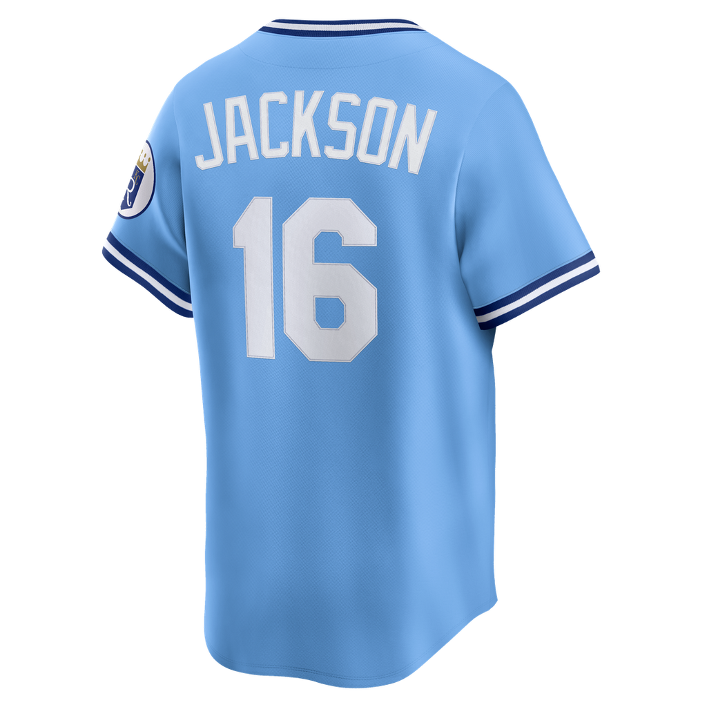 Bo Jackson Kansas City Royals Nike Throwback Cooperstown Collection Limited Jersey - Light Blue | MLB Fan Gear