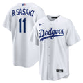 Rōki Sasaki Los Angeles Dodgers Nike Replica Jersey - White | MLB Fan Gear