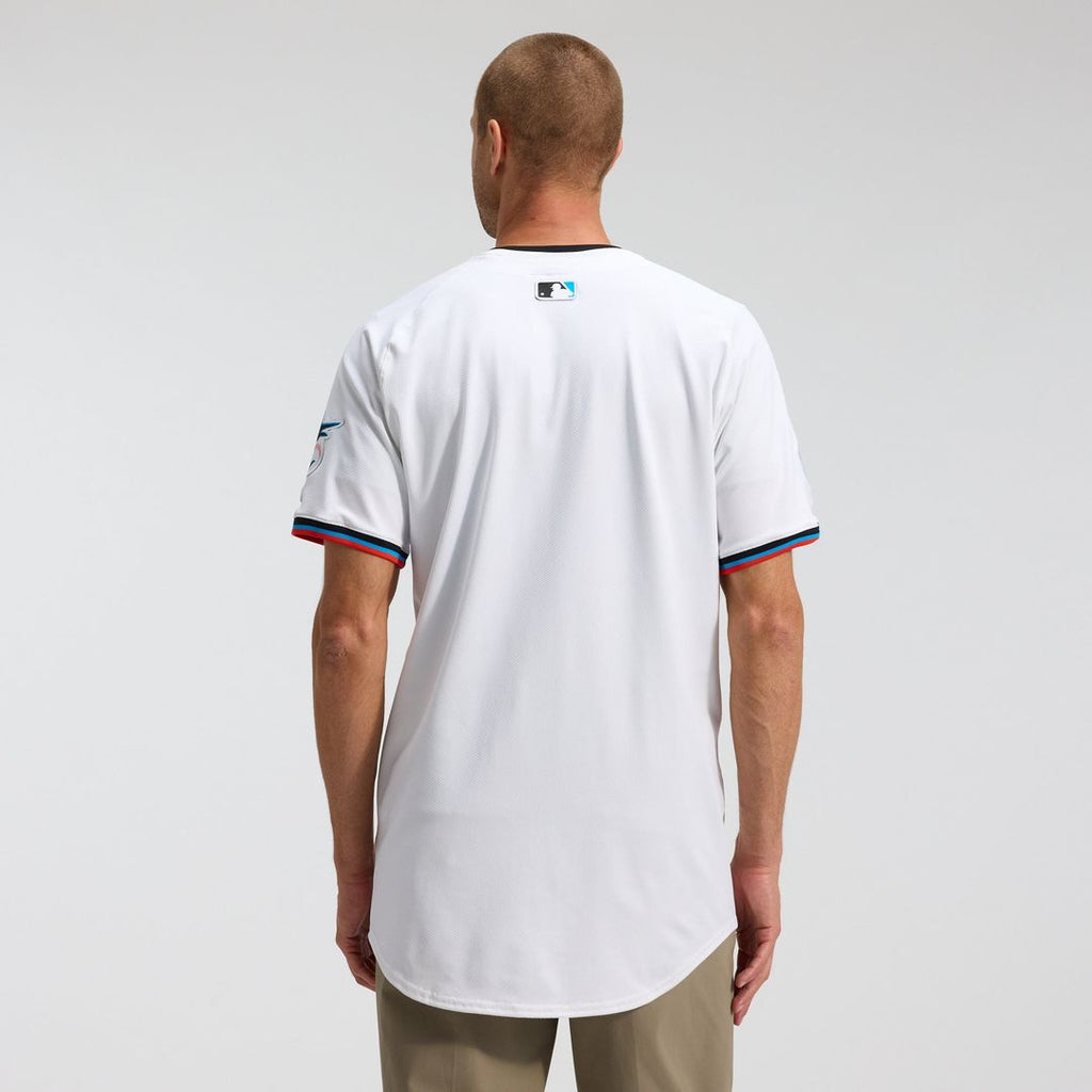Miami Marlins Nike Home Elite Jersey - White | MLB Fan Gear