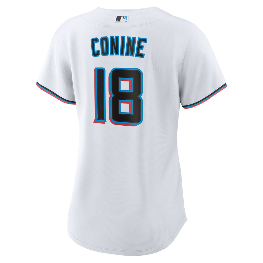 Griffin Conine Miami Marlins Nike Women's Home Replica Jersey - White | MLB Fan Gear