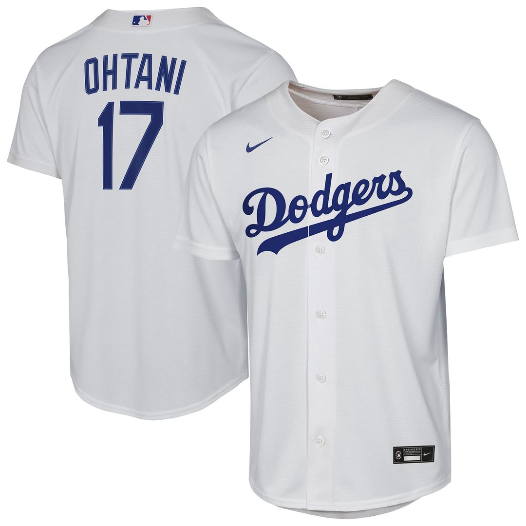 Shohei Ohtani Los Angeles Dodgers Nike Youth Home Replica Player Jersey - White | MLB Fan Gear