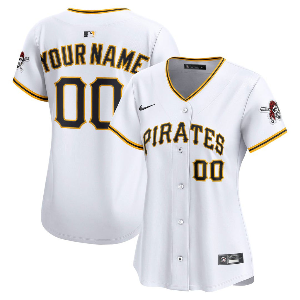 Pittsburgh Pirates Nike Women's Home Limited Custom Jersey - White | MLB Fan Gear