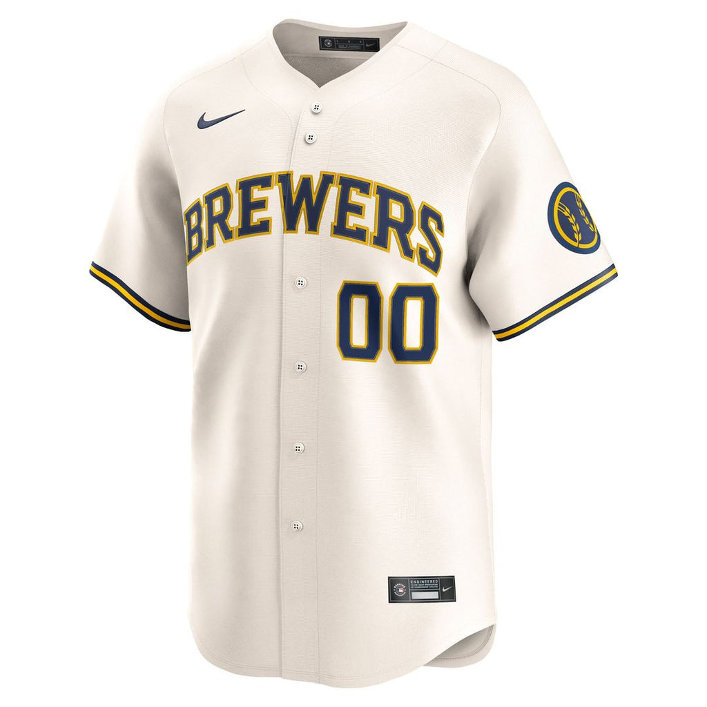 Milwaukee Brewers Nike Home Limited Pick-A-Player Retired Roster Jersey - Cream | MLB Fan Gear