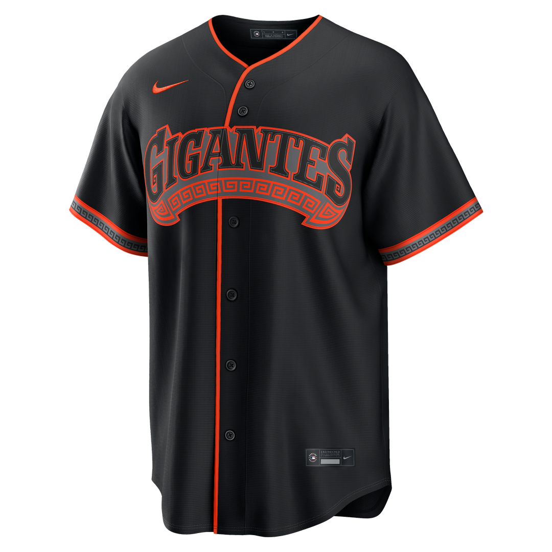 Rafael Devers San Francisco Giants Nike Alternate Replica Jersey - Black | MLB Fan Gear
