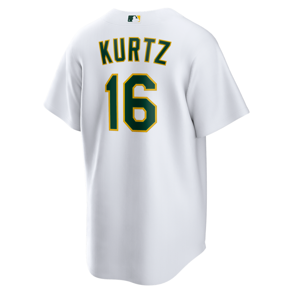 Nick Kurtz Athletics Nike Home Replica Jersey - White | MLB Fan Gear