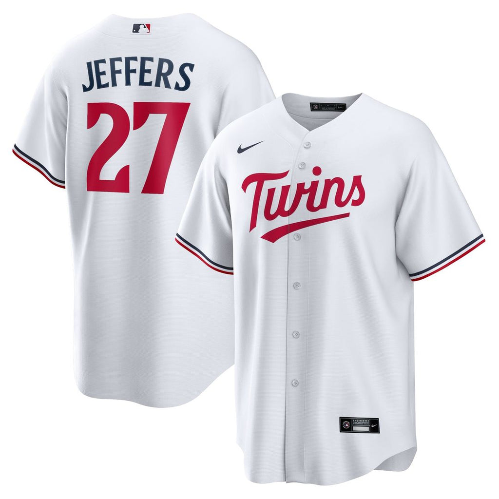 Ryan Jeffers Minnesota Twins Nike Home Replica Player Jersey - White | MLB Fan Gear