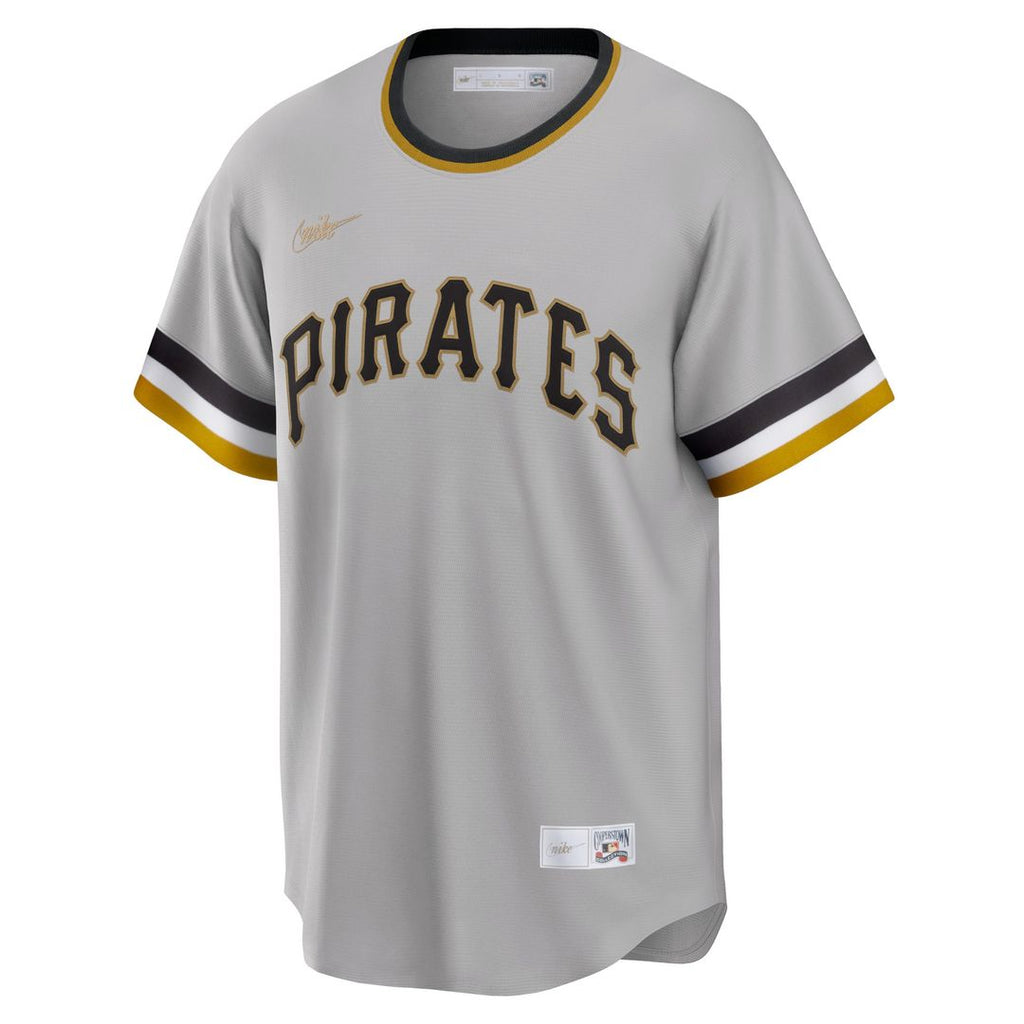 Roberto Clemente Pittsburgh Pirates Nike Road Cooperstown Collection Player Jersey - Gray | MLB Fan Gear