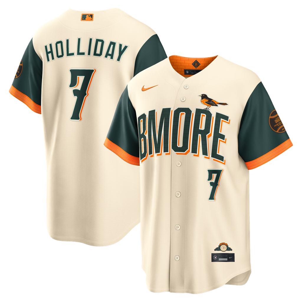Jackson Holliday Baltimore Orioles Nike 2026 City Connect Stadium Jersey - Cream | MLB Fan Gear