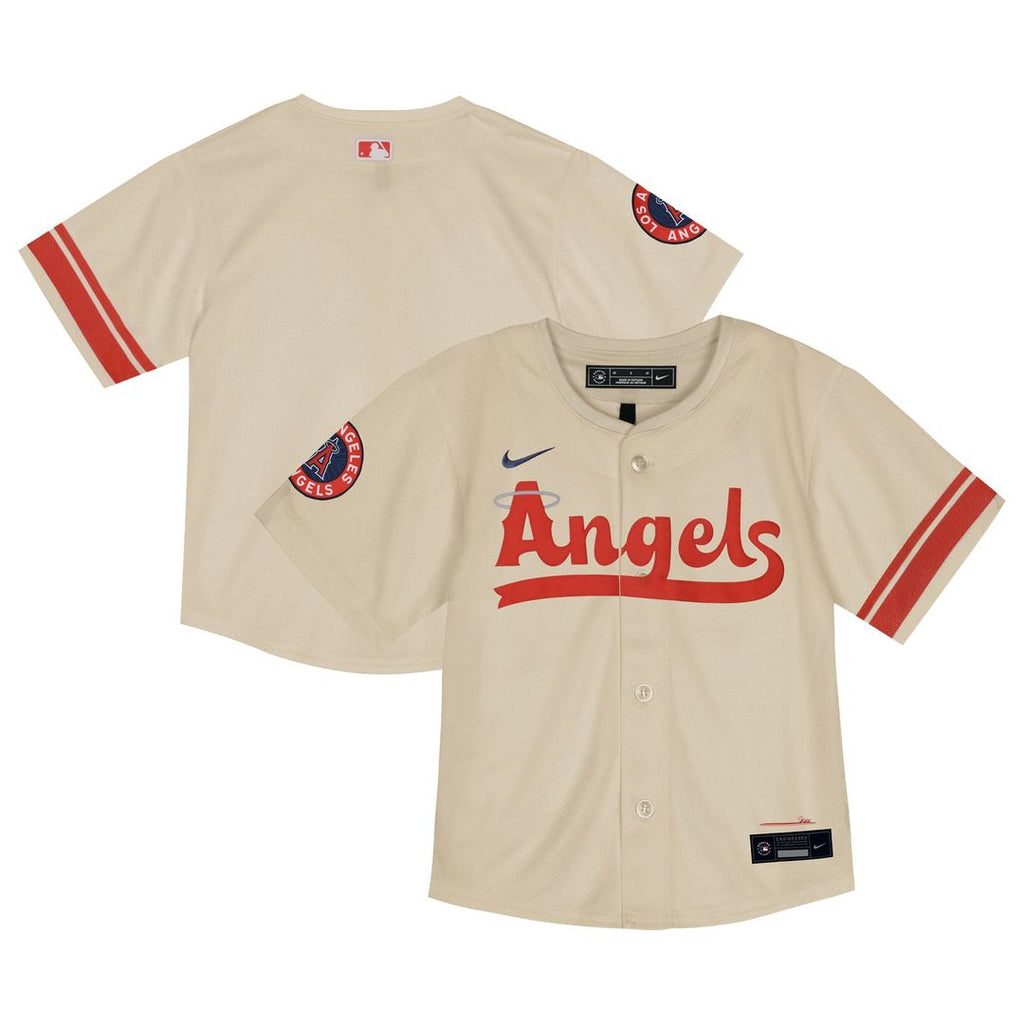Los Angeles Angels Nike Toddler City Connect Team Limited Jersey - Natural | MLB Fan Gear