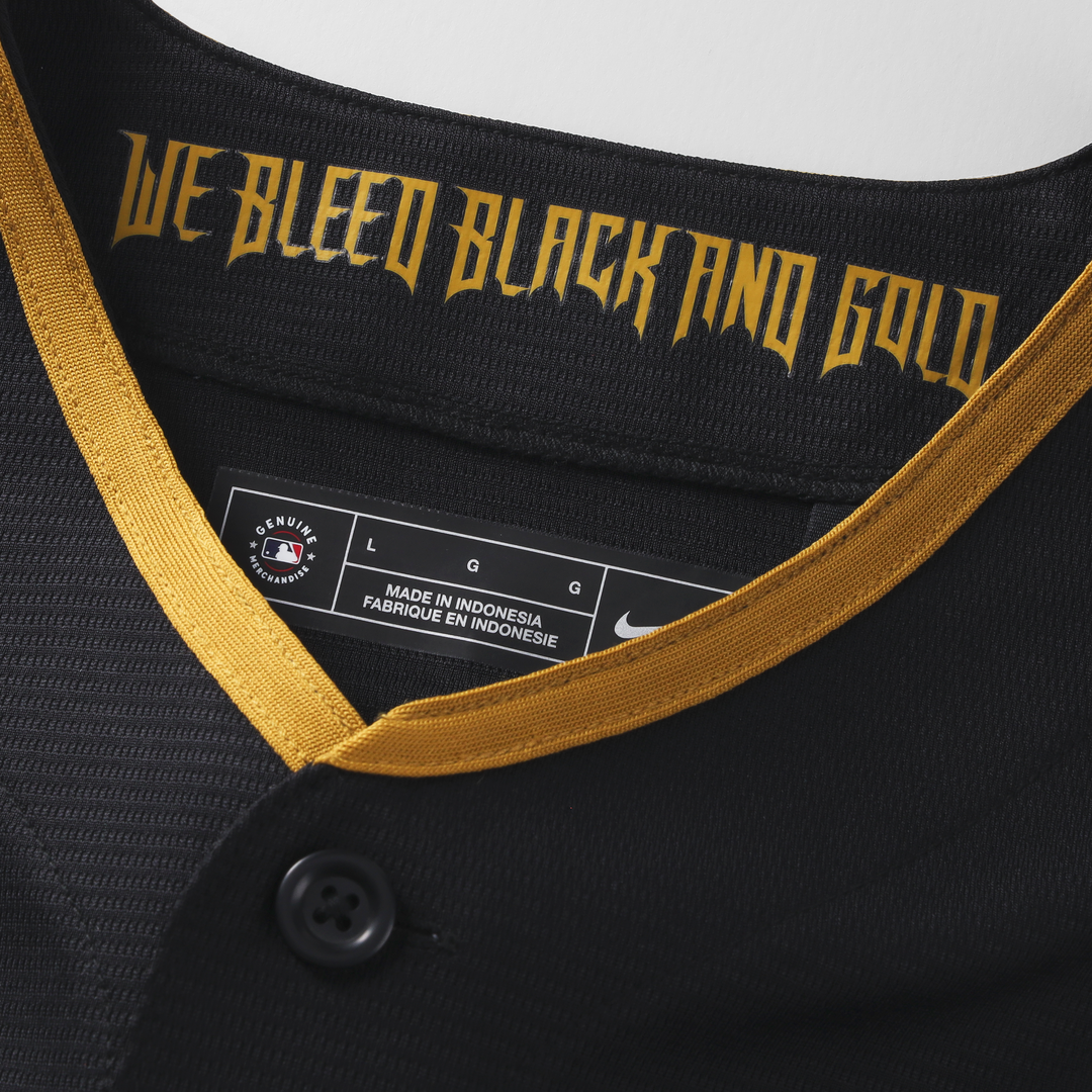 Konnor Griffin Pittsburgh Pirates Nike 2026 City Connect Stadium Jersey - Black | MLB Fan Gear