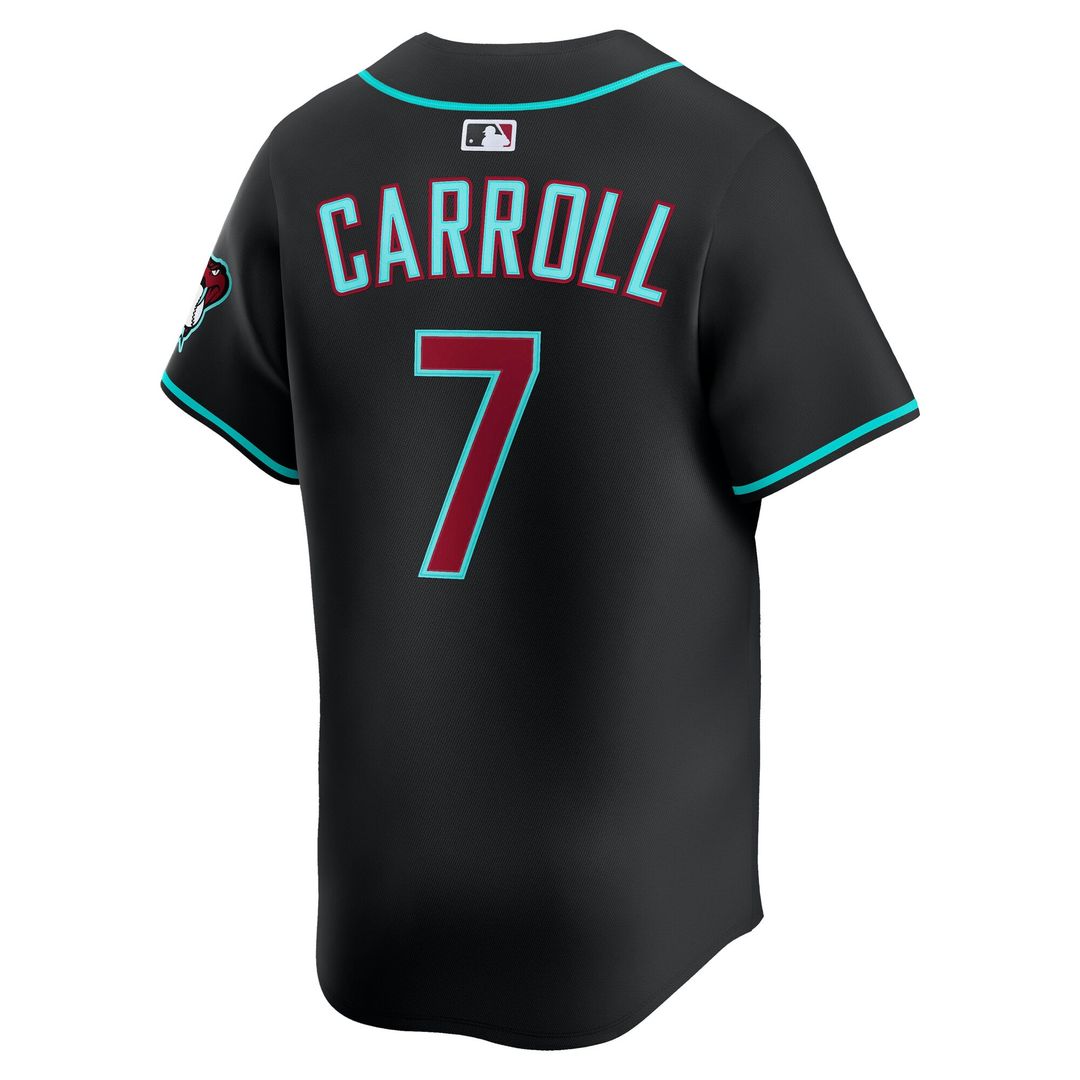 Corbin Carroll Arizona Diamondbacks Nike Alternate Limited Player Jersey - Black | MLB Fan Gear