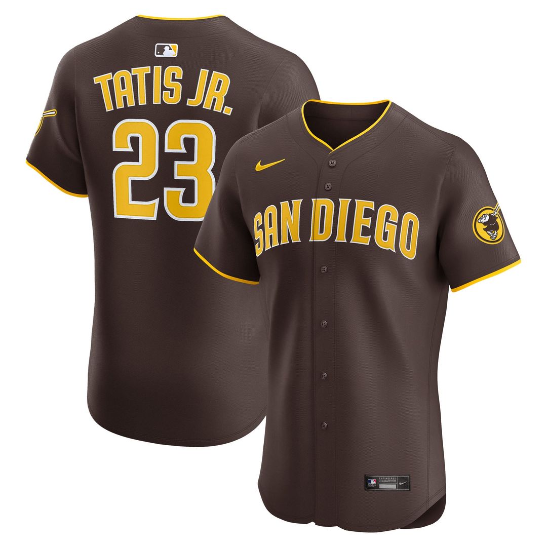 Fernando Tatis Jr. San Diego Padres Nike Alternate Elite Jersey - Sand | MLB Fan Gear