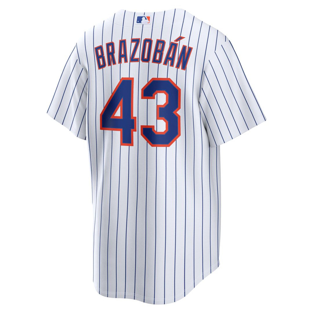 Huascar Brazobán New York Mets Nike Home Replica Jersey - White | MLB Fan Gear